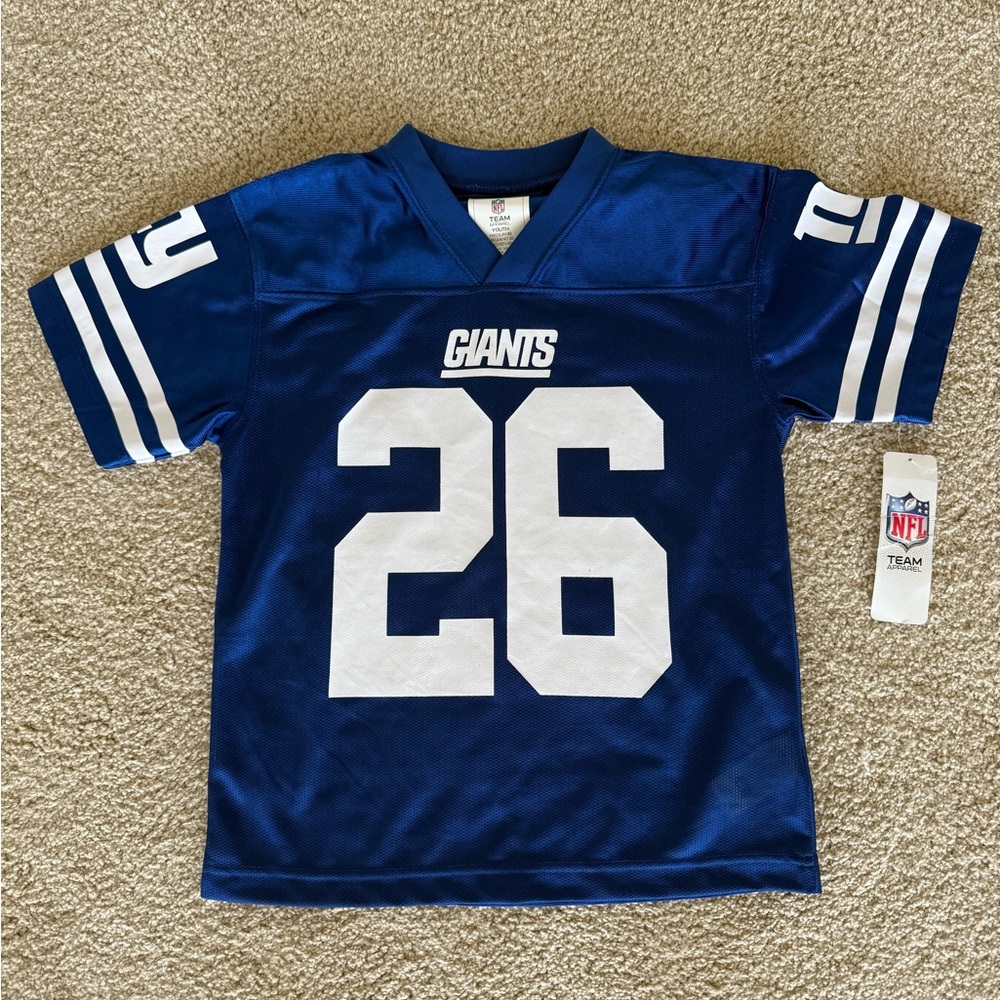 NFL Blue and White Kids Giants Jersey
